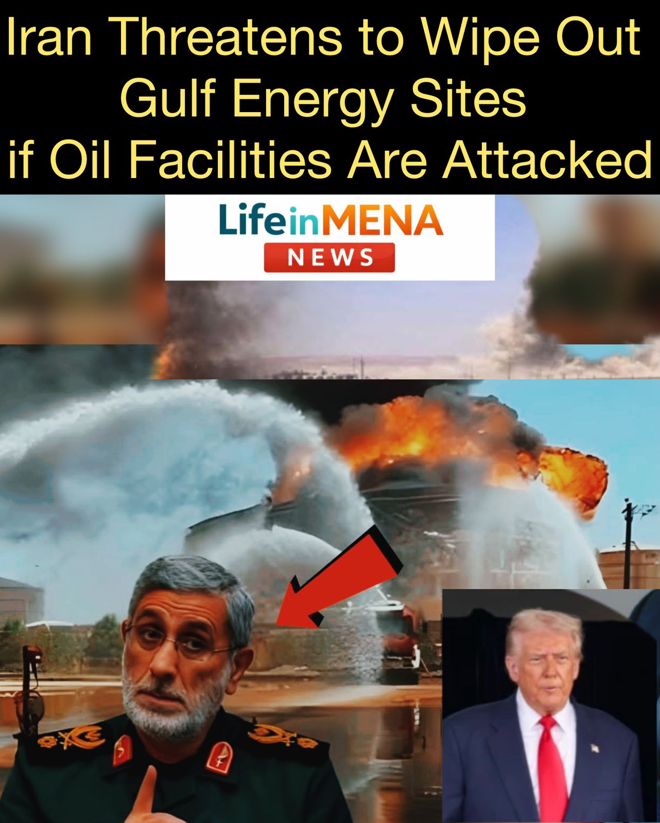 Iran Warns Gulf Energy Infrastructure Could Be Targeted if Its Oil Ports Are Attacked