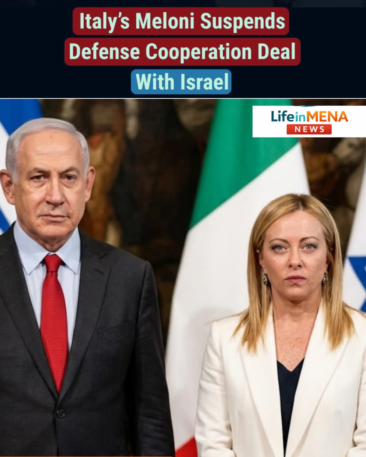 Italy Suspends Automatic Renewal of Defence Pact with Israel