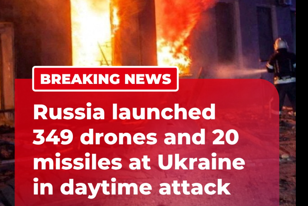 **Russia Launches Massive Daytime Drone and Missile Attack on Ukraine**